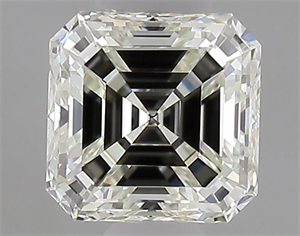 Foto Diamante Natural 0.52 quilates, Asscher , Color H, claridad VVS2 y certificado IGI de
