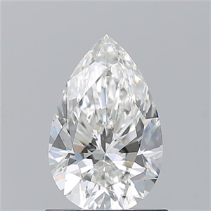 Foto Diamante Natural 1.00 quilates, De pera , Color H, claridad VS2 y certificado GIA de