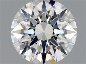 Foto Diamante Natural 0.43 quilates, Redondo , Color F, claridad IF y certificado GIA de