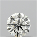 Diamante Natural 0.40 quilates, Redondo , Color K, claridad IF y certificado IGI