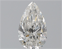 Diamante Natural 0.50 quilates, De pera , Color F, claridad SI1 y certificado GIA