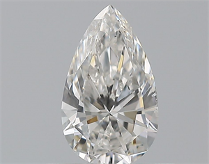 Foto Diamante Natural 0.50 quilates, De pera , Color F, claridad SI1 y certificado GIA de