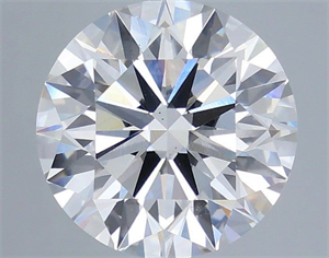 Picture of Lab Grown Diamond 4.10 Carats, Round with Ideal Cut, G Color, VS2 Clarity and Certified by IGI