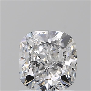 Picture of Natural Diamond 1.30 Carats, Cushion with  Cut, D Color, SI1 Clarity and Certified by GIA