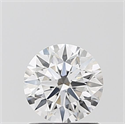 Lab Grown Diamond 1.00 Carats, Round with Ideal Cut, D Color, VS1 Clarity and Certified by IGI
