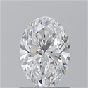 Natural Diamond 1.07 Carats, Oval with  Cut, D Color, VS1 Clarity and Certified by GIA