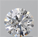 Natural Diamond 0.71 Carats, Round with Excellent Cut, E Color, VS1 Clarity and Certified by GIA