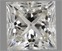 Natural Diamond 1.90 Carats, Princess with  Cut, J Color, VVS2 Clarity and Certified by GIA