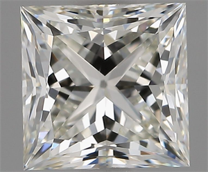 Picture of Natural Diamond 1.90 Carats, Princess with  Cut, J Color, VVS2 Clarity and Certified by GIA