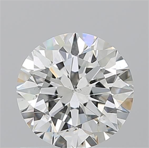 Picture of Natural Diamond 1.01 Carats, Round with Excellent Cut, J Color, SI1 Clarity and Certified by GIA