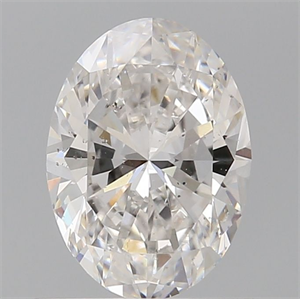 Picture of Natural Diamond 0.90 Carats, Oval with  Cut, G Color, SI1 Clarity and Certified by GIA