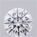 Del inventario de diamantes de laboratorio, 4.06 quilates, Redondo , Color D, claridad IF y certificado GIA