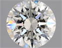 Natural Diamond 0.70 Carats, Round with Excellent Cut, I Color, VVS2 Clarity and Certified by GIA