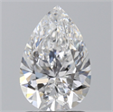 Natural Diamond 1.56 Carats, Pear with  Cut, D Color, VS2 Clarity and Certified by GIA