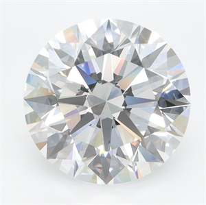 Picture of Lab Grown Diamond 3.98 Carats, Round with Excellent Cut, D Color, VVS1 Clarity and Certified by GIA