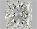 Natural Diamond 0.80 Carats, Princess with  Cut, I Color, VS1 Clarity and Certified by GIA
