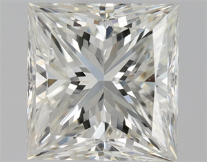 Picture of Natural Diamond 0.80 Carats, Princess with  Cut, I Color, VS1 Clarity and Certified by GIA
