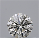 Natural Diamond 0.41 Carats, Round with Excellent Cut, G Color, VVS1 Clarity and Certified by IGI