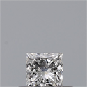 Natural Diamond 0.23 Carats, Princess with  Cut, E Color, VS1 Clarity and Certified by GIA