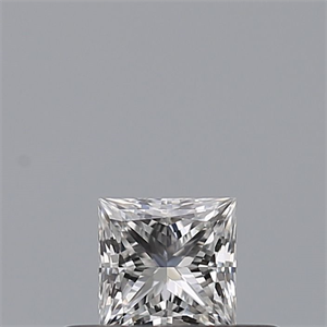 Picture of Natural Diamond 0.23 Carats, Princess with  Cut, E Color, VS1 Clarity and Certified by GIA