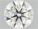 Natural Diamond 0.90 Carats, Round with Very Good Cut, K Color, I1 Clarity and Certified by GIA