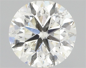 Picture of Natural Diamond 0.90 Carats, Round with Very Good Cut, K Color, I1 Clarity and Certified by GIA