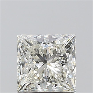 Picture of Natural Diamond 1.01 Carats, Princess with  Cut, H Color, VVS2 Clarity and Certified by IGI