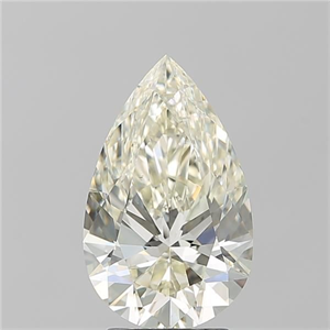 Foto Diamante Natural 3.12 quilates, De pera , Color L, claridad SI1 y certificado GIA de