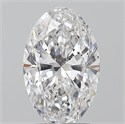 Diamante Natural 2.01 quilates, Ovalado , Color D, claridad SI2 y certificado GIA