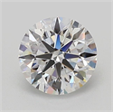 Lab Grown Diamond 1.01 Carats, Round with Ideal Cut, D Color, VVS2 Clarity and Certified by IGI