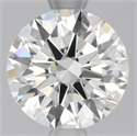 Natural Diamond 1.04 Carats, Round with Excellent Cut, K Color, I1 Clarity and Certified by GIA