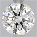 Natural Diamond 1.04 Carats, Round with Excellent Cut, K Color, I1 Clarity and Certified by GIA