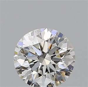 Picture of Natural Diamond 0.44 Carats, Round with Very Good Cut, I Color, VVS2 Clarity and Certified by GIA