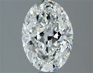Picture of Natural Diamond 1.50 Carats, Oval with  Cut, G Color, VS1 Clarity and Certified by IGI