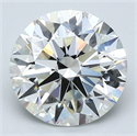 Diamante Natural 3.23 quilates, Redondo , Color I, claridad VS1 y certificado GIA