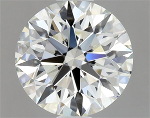 Picture of Natural Diamond 0.80 Carats, Round with Excellent Cut, J Color, VVS1 Clarity and Certified by GIA