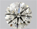 Natural Diamond 1.09 Carats, Round with Excellent Cut, I Color, VS1 Clarity and Certified by IGI