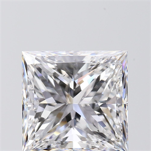 Picture of Natural Diamond 3.01 Carats, Princess with  Cut, D Color, SI1 Clarity and Certified by GIA