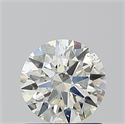 Natural Diamond 1.01 Carats, Round with Excellent Cut, K Color, SI2 Clarity and Certified by GIA