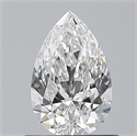 Natural Diamond 0.70 Carats, Pear with  Cut, E Color, VVS1 Clarity and Certified by GIA