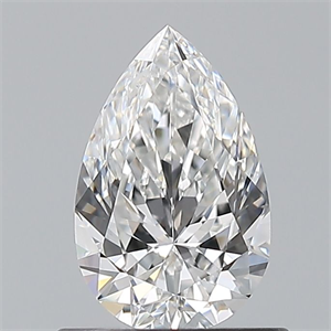 Picture of Natural Diamond 0.70 Carats, Pear with  Cut, E Color, VVS1 Clarity and Certified by GIA