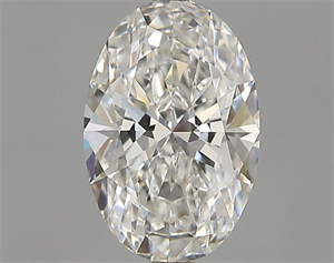 Foto Diamante Natural 0.71 quilates, Ovalado , Color F, claridad SI1 y certificado GIA de