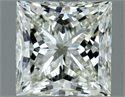 Natural Diamond 2.30 Carats, Princess with  Cut, I Color, VVS2 Clarity and Certified by IGI