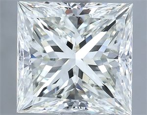 Foto Diamante Natural 4.06 quilates, Princesa , Color I, claridad VS1 y certificado IGI de