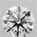 Lab Grown Diamond 1.63 Carats, Round with Excellent Cut, D Color, VS1 Clarity and Certified by IGI