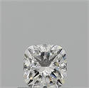 Natural Diamond 0.51 Carats, Cushion with  Cut, F Color, VS2 Clarity and Certified by GIA