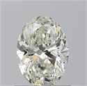 Diamante Natural 0.90 quilates, Ovalado , Color K, claridad VS2 y certificado GIA