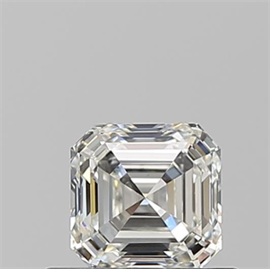 Foto Diamante Natural 0.50 quilates, Asscher , Color H, claridad VS2 y certificado GIA de