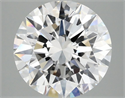 Lab Grown Diamond 3.91 Carats, Round with Excellent Cut, E Color, VVS2 Clarity and Certified by IGI