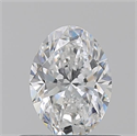 Diamante Natural 0.50 quilates, Ovalado , Color D, claridad VVS1 y certificado GIA